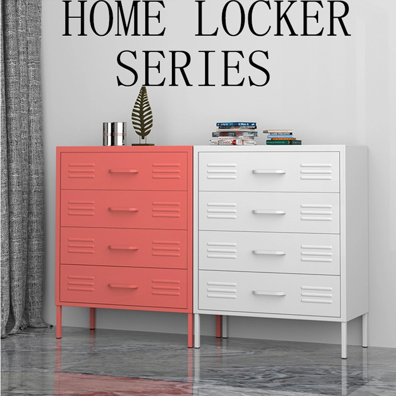 Single Steel Home Locker with Handle and Lock