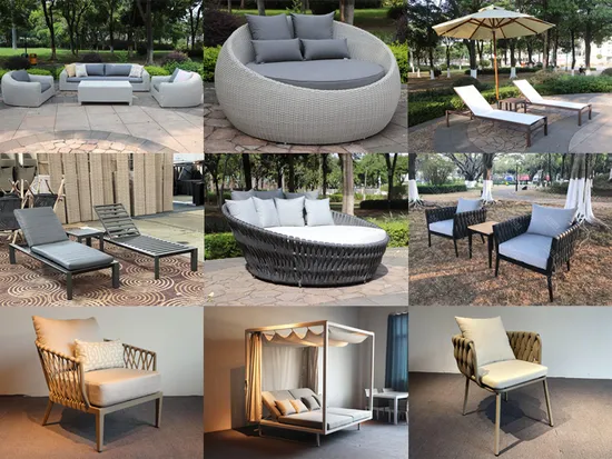 Lettino da sole moderno per lettino da sole Cabana per mobili da resort, patio per la casa, giardino all'aperto