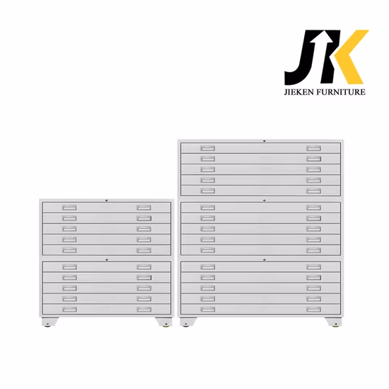 Classificatore piatto con scomparto per disegni e cassetto